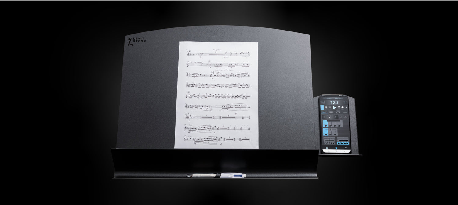 Levit Stand - the music stand for small spaces